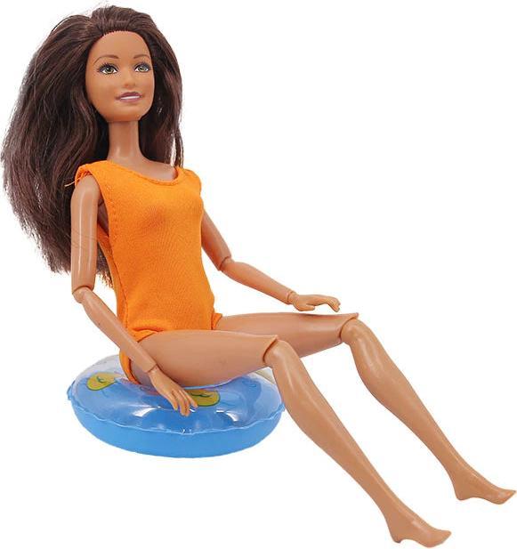 Image du produit Hermex Bouées de natation 5 pièces Set pour Barbie Bleu Canards Motif