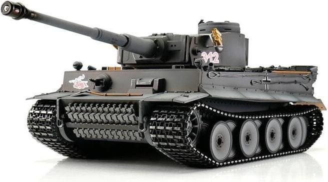 Actual product image Torro Tank Tiger I, early version Grey, IR, Pro Edition, 1:16 (RTR Ready-to-Run)