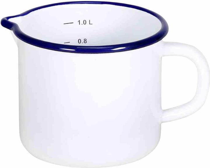 Actual product image Krüger Karl 412/B Husum Milk Pot (Milk pan, Enamel)