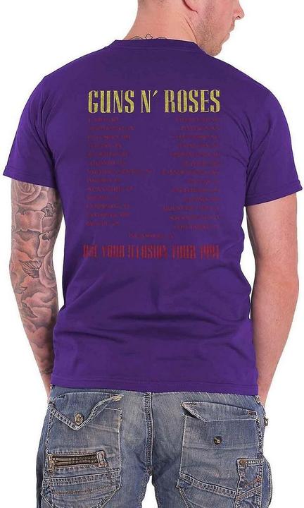 Actual product image Universal Textiles Unisex Adult Skull Circle Back Print T-Shirt (XXL)