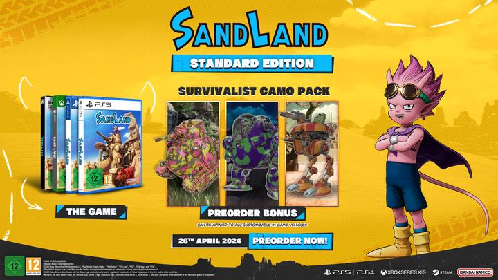 Actual product image Bandai Namco SAND LAND (PS4) (PS4, EN)
