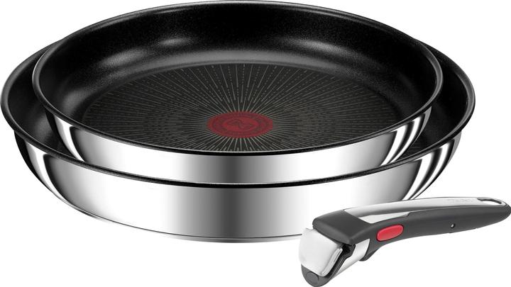Immagine prodotto Tefal Ingenio Preference On (28 cm, Set di pentole e padelle da cucina, Acciaio inossidabile)