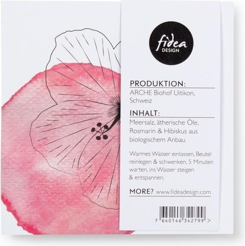 Produktbild Fidea Design Fleurs de Bain Rosmarin & Hibiskus (Badesalz)