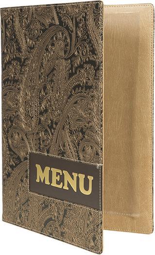 Actual product image Securit Menu card folder DESIGN PAISLEY, DIN A4 (A4, 1 x)