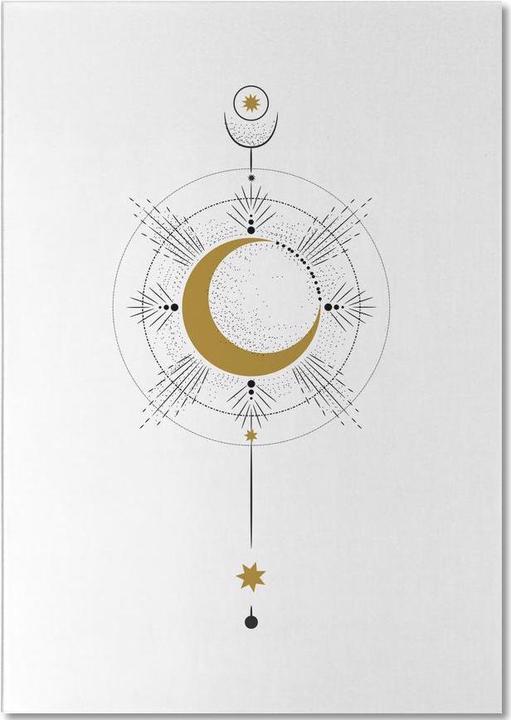 Produktbild Juniqe Moon Radius - Mond (A5, Liniert)