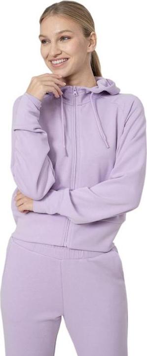 Actual product image 4F Women's sweatshirt light purple H4Z22 BLD027 52S (L) (L)