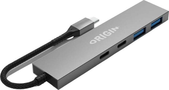 Produktbild Origin Storage Origin 4 Ports - 2 USB3.2 & 2 Type C Gen1 Hub (USB-A, USB-C, 4 Ports)