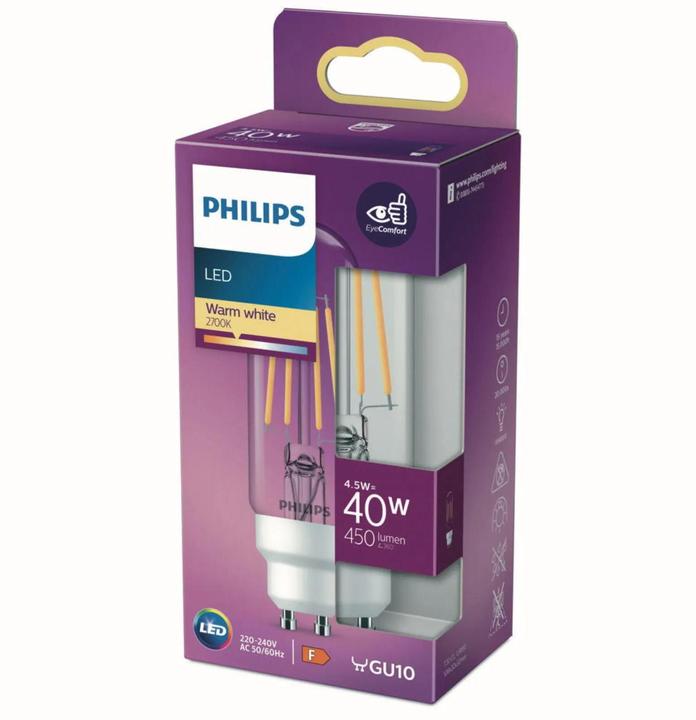 Produktbild Philips LED Lampe (GU10, 4.50 W, 470 lm, 1 x, F)