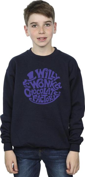 Immagine prodotto Willy Wonka & the Chocolate Factory Typed Logo Felpa Ragazzi (152, 158)