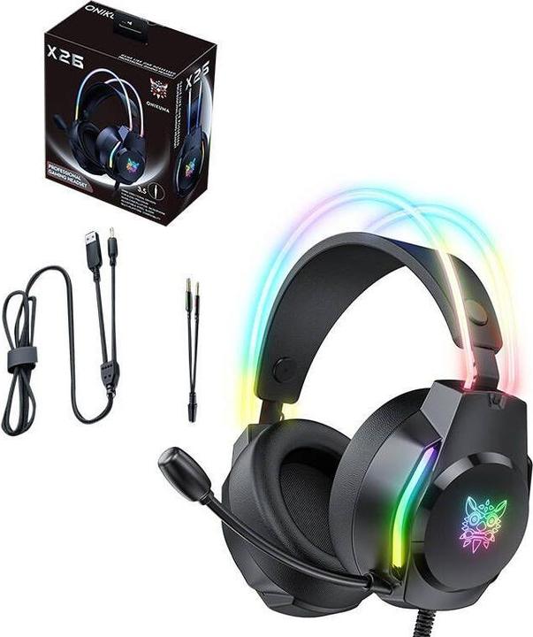 Immagine prodotto Onikuma Cuffie da gioco X26 (con cavo) Nero