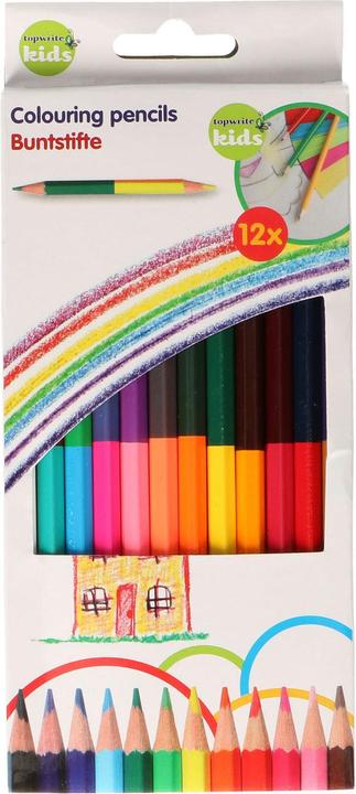 Topwrite Kids Double Color Pencil, 12dlg. (Multicoloured, 12 x)