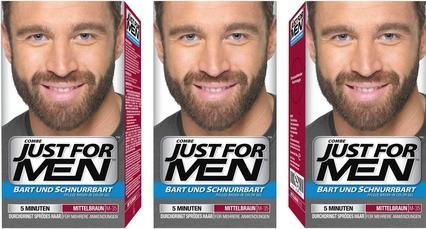 Produktbild Just For Men Pflege-Brush-In-Color-Gel mittelbraun, 1 St. Gel (Mittelbraun)