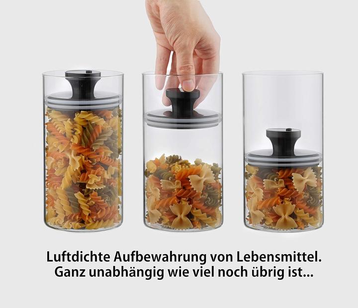 Actual product image Kitchen 3 teiliges Vakuum-Vorratsgläser-Set