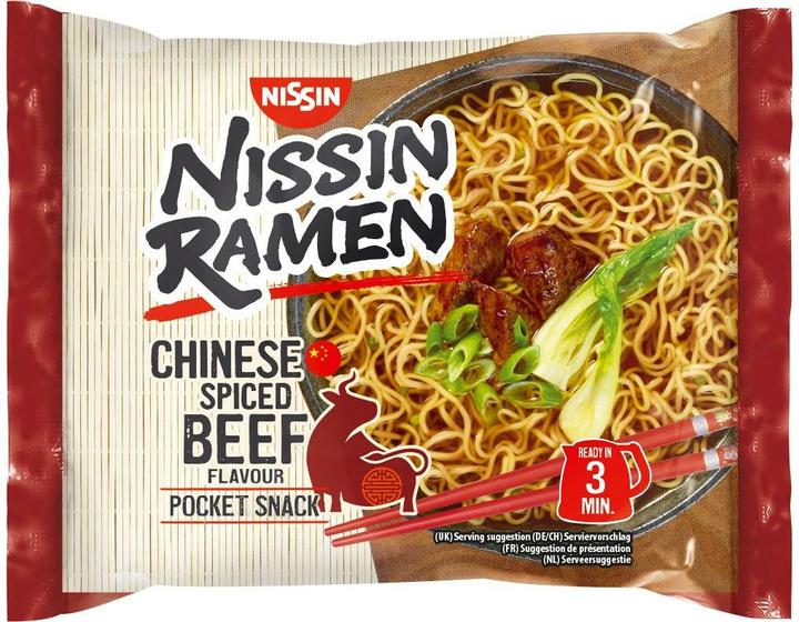 Actual product image Nissin Ramen China Beef 10x 67 g, Produkttyp: Nudeln (670 g)