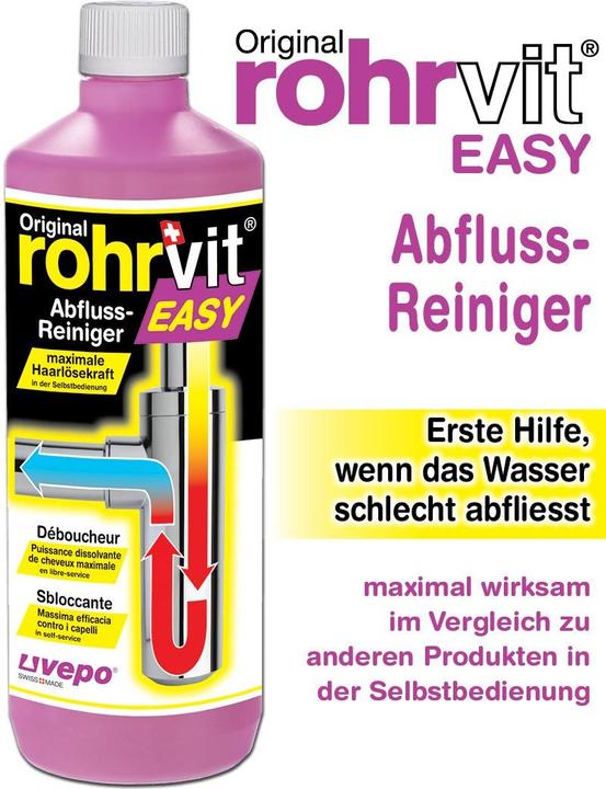 Produktbild Rohrvit EASY Abflussreiniger