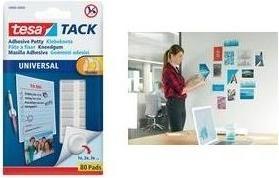 Produktbild tesa TACK Klebeknete, formbare Klebepads, 80 Stück