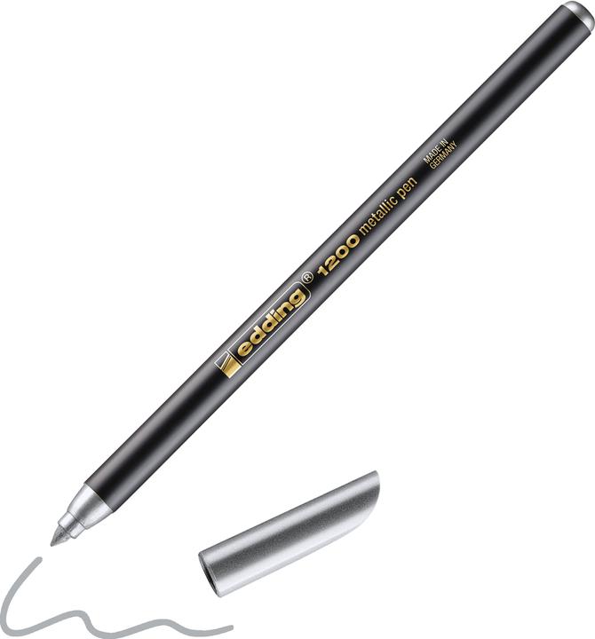 Produktbild Edding Metallic Color Pen 1200 (Silver, 1 x)
