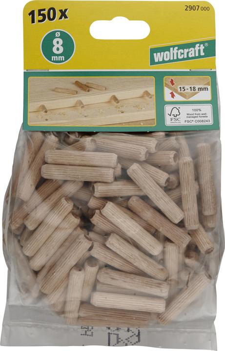 Actual product image wolfcraft wolfcraft 50 Langholzdübel Buche ø6x30mm (50 pcs.)