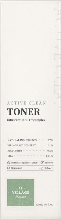 Actual product image Village 11 Factory Active clean toner (Tonic water, 120 ml)