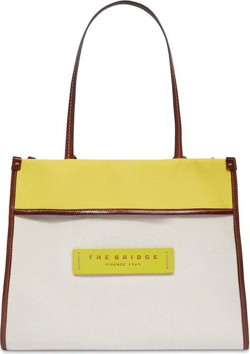 Produktbild The Bridge Elisa - Shopper, Beige/Lime