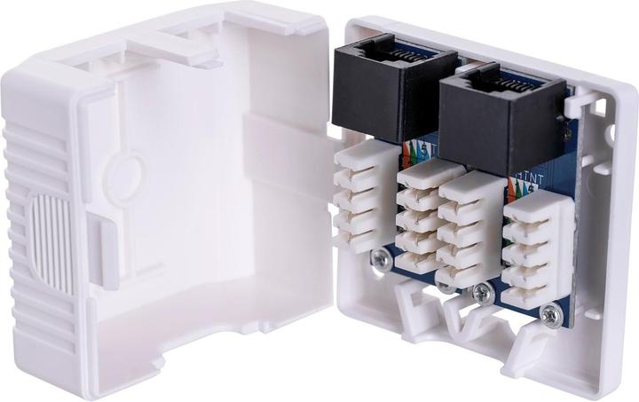Produktbild Lanberg OU6-0002-W Steckdose RJ-45 Weiss