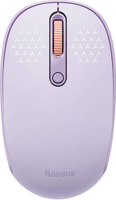 Actual product image Baseus Wireless Mouse F01B Tri-Mode 2.4 G BT 5.0 1600 DPI (purple) (Wireless)