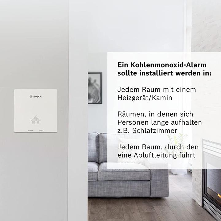 Actual product image Bosch Home Comfort CO detector D-CO