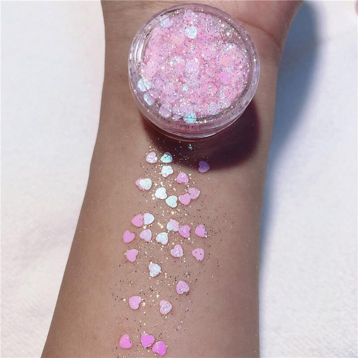 Produktbild Noya Holographisches Festival Gesichts- und Körper Glitzer Selbstklebende Glitter Gel Lidschatten