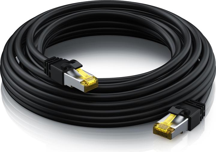 Immagine prodotto Primewire Cavo di rete CAT.7, RJ-45, Ethernet, cavo patch da esterno CAT 7 IP66 10 Gbit/s S/FTP Cavo LAN PiMF (S/FTP, CAT7, 25 m)