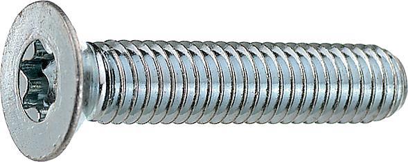 Bossard Schraube, Flachkopf, Torx, T6, M2, 6mm, Packung à 100 Stück (100 Schrauben pro Stück)