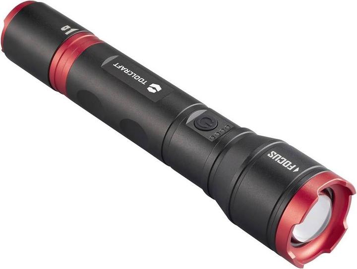 Produktbild Toolcraft Handlampe verstellbar, Einstellbare Punktgrösse, mit Stroboskopmodus (21.40 cm, 1200 lm)