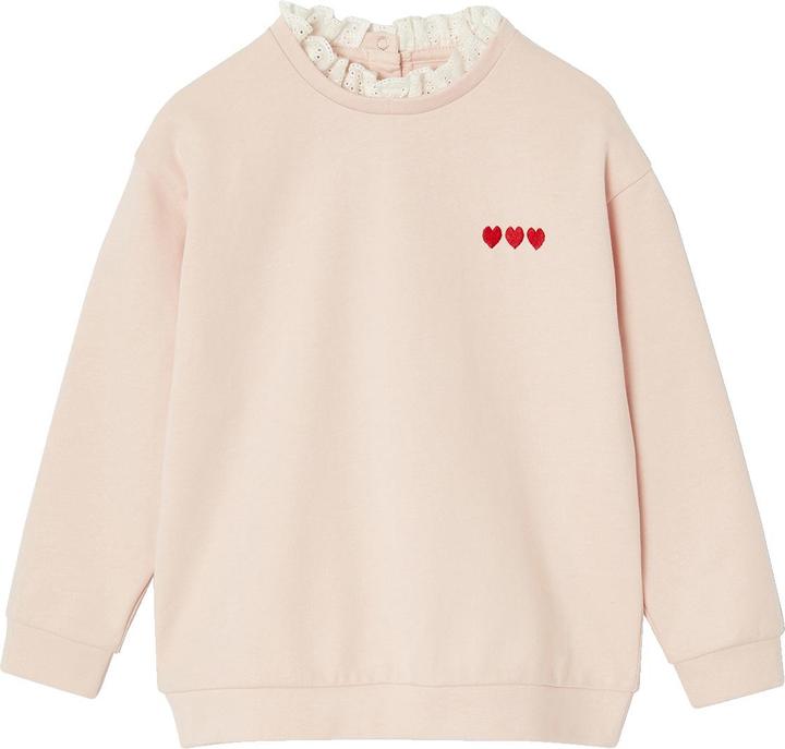 Immagine prodotto Vertbaudet Mädchen Sweatshirt mit Rüschen am Ausschnitt (146)