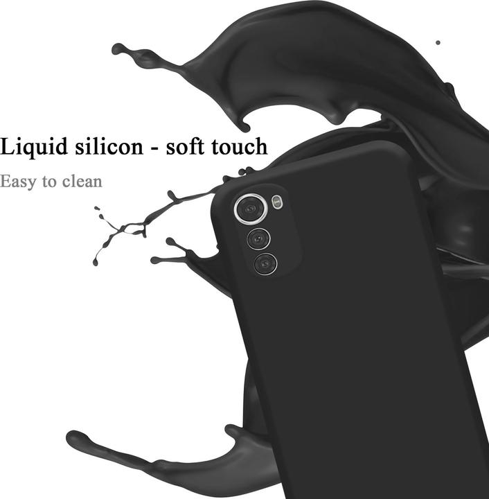 Actual product image Cadorabo TPU Liquid Silicone Case Cover for Motorola MOTO E32 4G / E32S (Motorola Moto E32s)