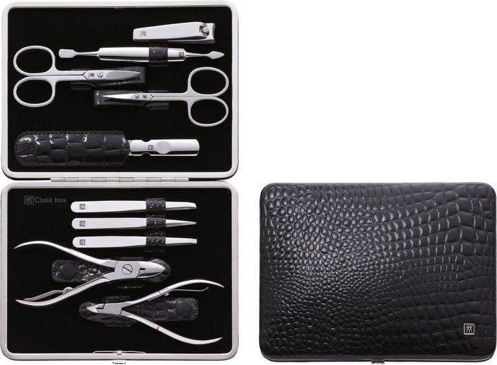 Zwilling Nail care set, 10 pieces, black