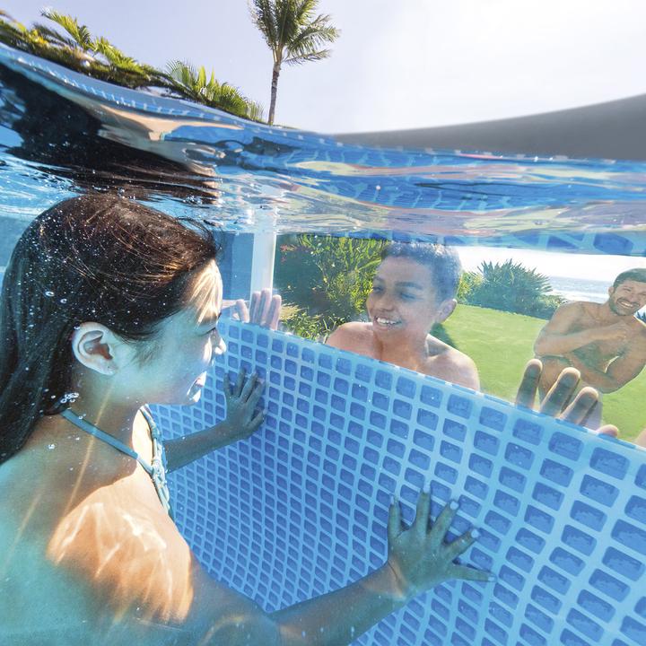 Image du produit Intex ENSEMBLE DE PISCINE PREMIUM 4.27M X 1.07M CLEARVIEW PRISM FRAME - Taille : 427x1 26722NP (427 x 107 cm)