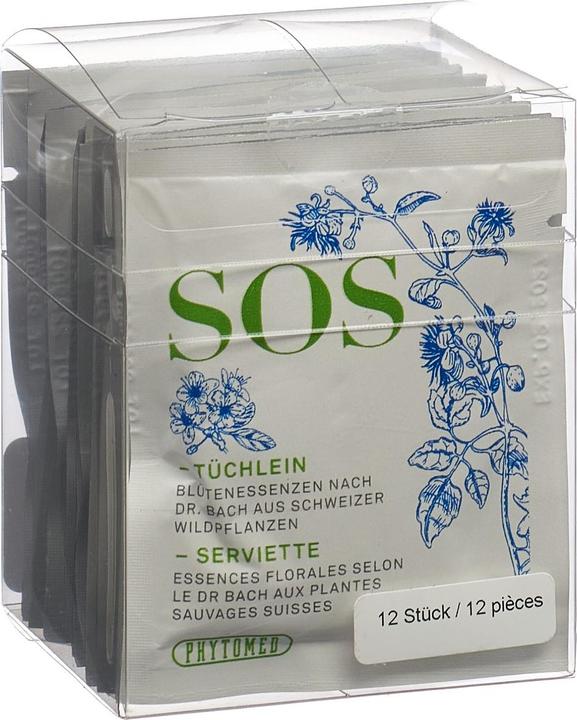 Actual product image Phytomed SOS Tüchlein (12 Piece, Sheets, 100 g)