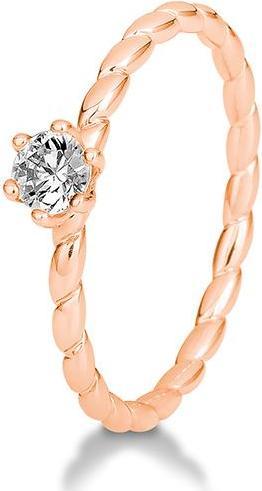 Produktbild Breuning Verlobungsring Twisted (58, 585/14 K Gold)
