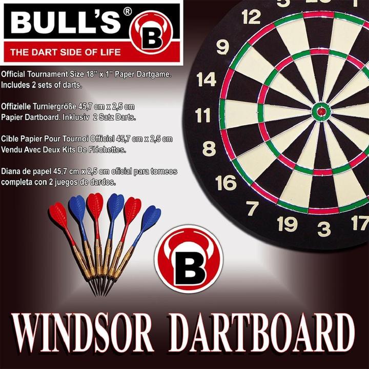 Immagine prodotto Bull's bersaglio di carta Windsor