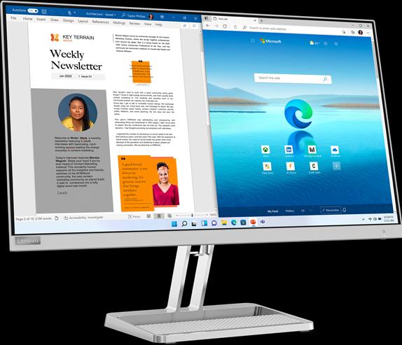Actual product image Lenovo L27i-40 (1920 x 1080 pixels, 27.01")