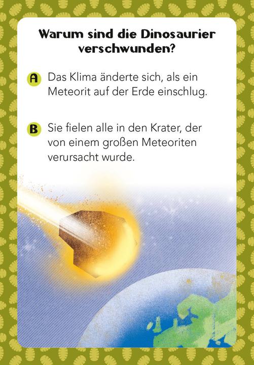 Produktbild National Geographic Dinosaurier-Quiz. 100 Fragen über Dinosaurier für Quizfans und Dinofans (100 Fragen & Ant (Deutsch, Lorenzo Sabbatini, Massimo Miato, White Star Kids, 2024)