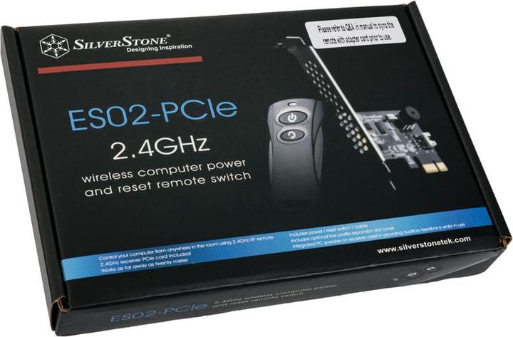 Produktbild Silverstone ES02-PCIe (Gerätespezifische Fernbedienung, Radio Frequency (RF))