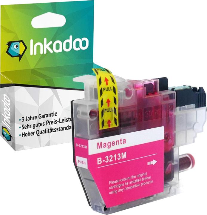 Immagine prodotto Inkadoo Cartuccia d'inchiostro compatibile in sostituzione di Brother LC-3213 adatta a Brother DCP-J 572 DCP (M)