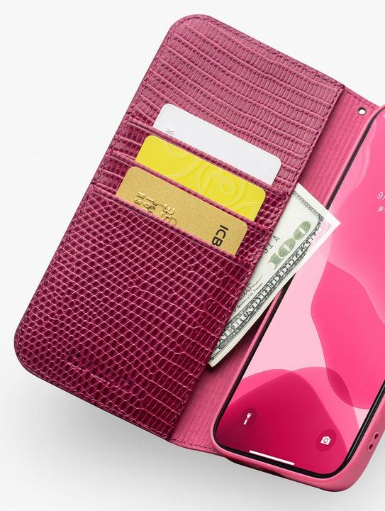 Produktbild QiAlino Hülle Croco Flip (Apple iPhone 14)