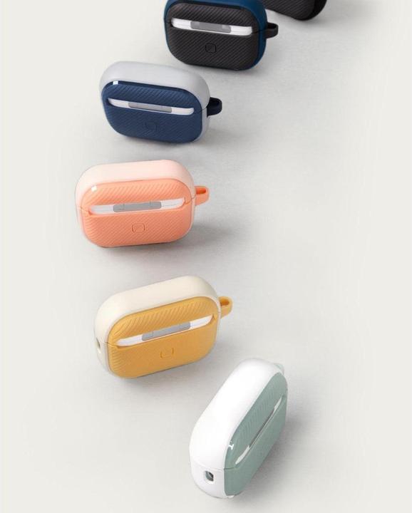 Produktbild Uniq etui Clyde Lock Case AirPods Pro 2 (2022/2023) czarno-ciemnoszary/charcoal-dark grey (Kopfhörer Tasche)