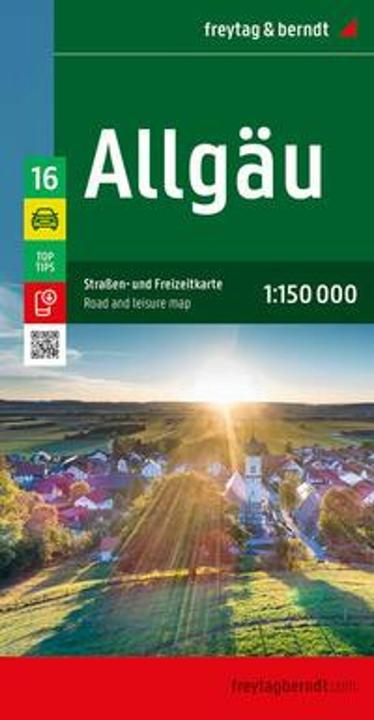 Actual product image Allgäu, road and leisure map 1:150,000, freytag & berndt