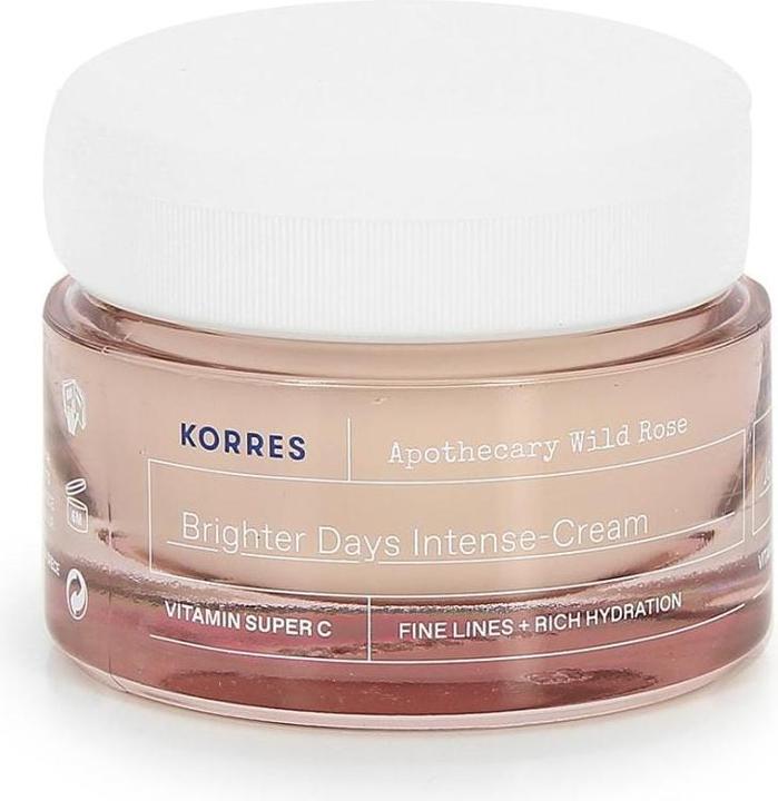 Produktbild Korres Apothecary Wild Rose Intensiv Feuchtigkeitsspendende Creme für strahlenden Teint (40 ml, Tagescreme)