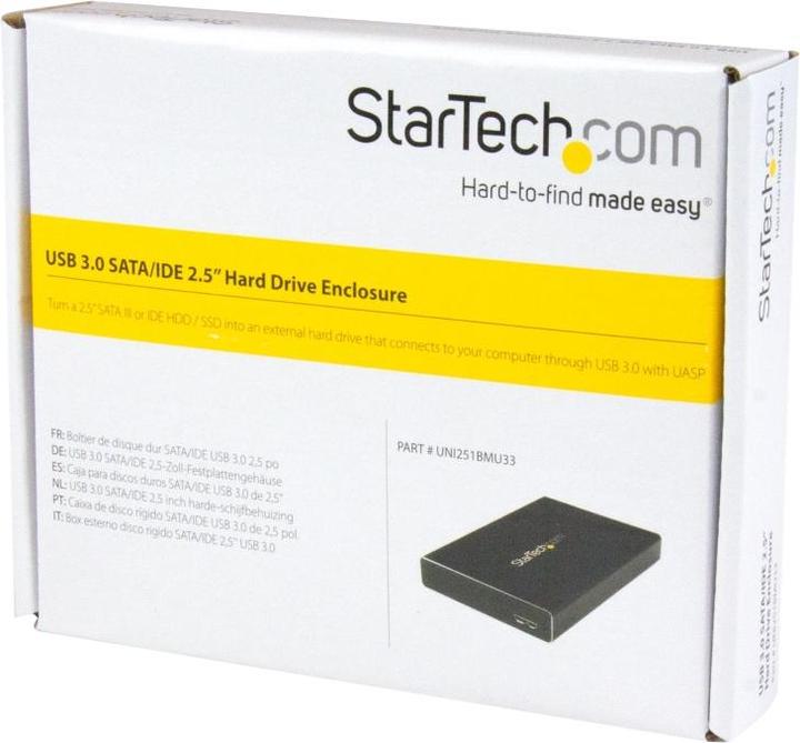 Actual product image StarTech USB 3.0 IDE / SATA ENCLOSURE (2.5")