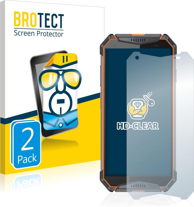 Produktbild BROTECT Schutzfolie Displayschutz Klar (2 Stück, Ulefone Armor 3W)
