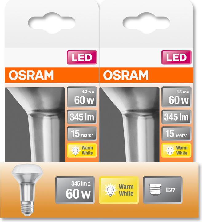 Produktbild Osram Led Star R63 (E27, 4.30 W, 345 lm, 1 x, F)