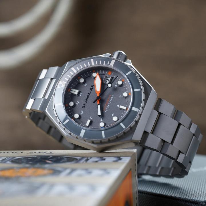 Immagine prodotto Spinnaker SP-5081-KK Orologio automatico Dumas da uomo 44mm 30ATM (Lunetta girevole a sinistra, 44 mm)